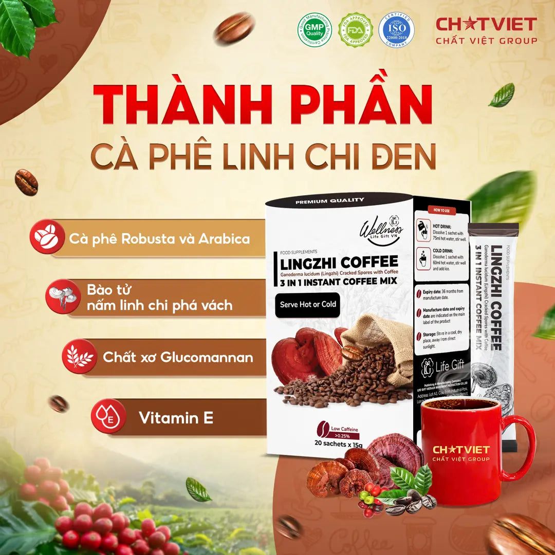 Lingzhi Coffee - Cà Phê Linh Chi